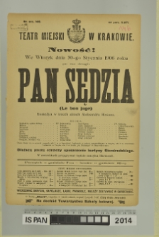 PAN SĘDZIA