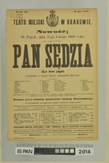 PAN SĘDZIA