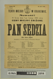 PAN SĘDZIA