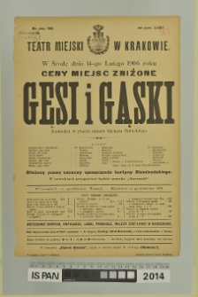 GĘSI I GĄSKI