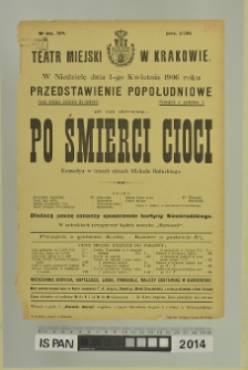 PO ŚMIERCI CIOCI