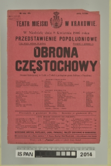 OBRONA CZĘSTOCHOWY