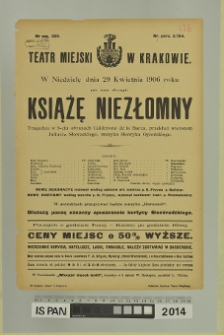 KSIĄŻĘ NIEZŁOMNY