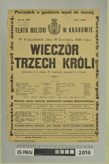 WIECZÓR TRZECH KRÓLI