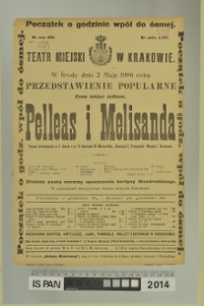 PELLEAS I MELISANDA