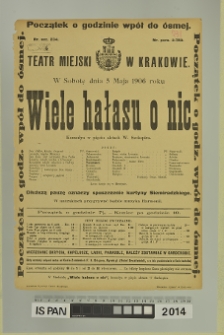 WIELE HAŁASU O NIC