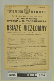 KSIĄŻĘ NIEZŁOMNY