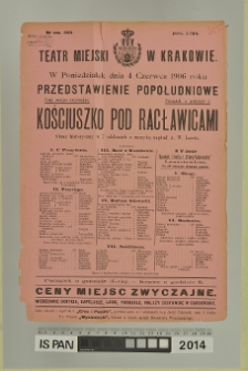 KOŚCIUSZKO POD RACŁAWICAMI