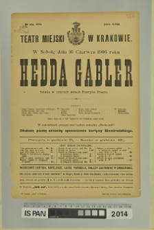HEDDA GABLER