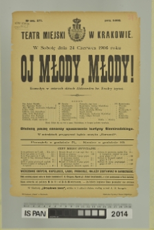 OJ MŁODY, MŁODY!