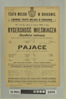 RYCERSKOŚĆ WIEŚNIACZA