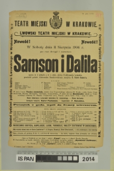 SAMSON I DALILA