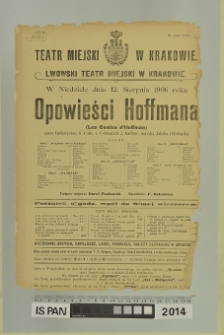 OPOWIEŚCI HOFFMANA