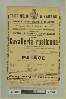 CAVALLERIA RUSTICANA