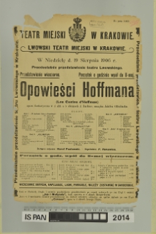 OPOWIEŚCI HOFFMANA