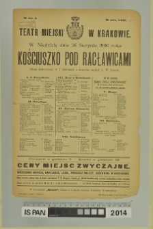 KOŚCIUSZKO POD RACŁAWICAMI