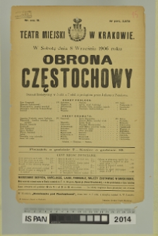 OBRONA CZĘSTOCHOWY