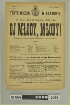 OJ MŁODY, MŁODY!