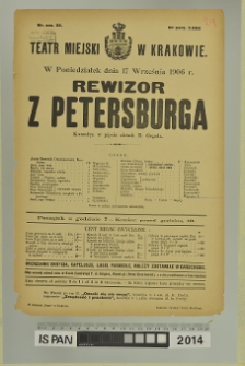 REWIZOR Z PETERSBURGA