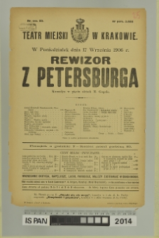 REWIZOR Z PETERSBURGA