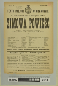 ZIMOWA POWIEŚĆ