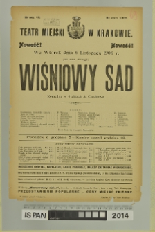 WIŚNIOWY SAD