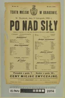 PONAD SIŁY