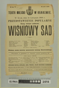 WIŚNIOWY SAD