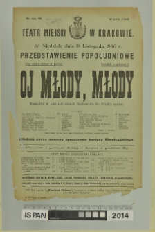 OJ MŁODY, MŁODY!