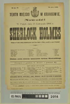 SHERLOCK HOLMES