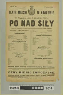 PO NAD SIŁY