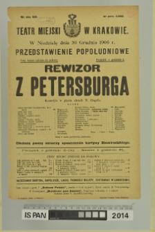 REWIZOR Z PETERSBURGA