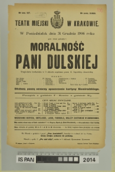 MORALNOŚĆ PANI DULSKIEJ