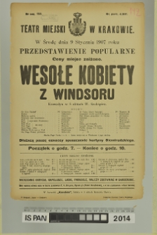 WESOŁE KOBIETY Z WINDSORU (Wesołe kumoszki z Windsoru)