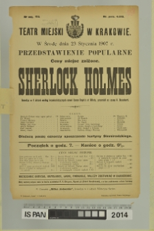 SHERLOCK HOLMES