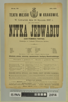 NITKA JEDWABIU (Les Femmes Fortes)