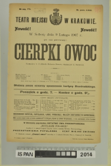 CIERPKI OWOC
