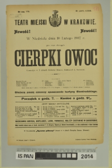 CIERPKI OWOC