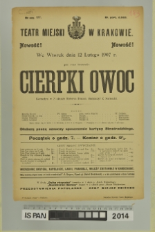 CIERPKI OWOC