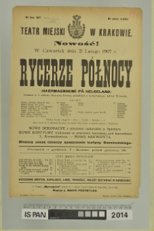 RYCERZE PÓŁNOCY (Haermaendene pă Helgeland)