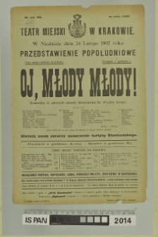 OJ MŁODY, MŁODY!