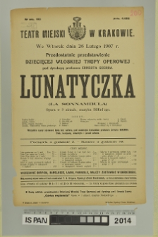 LUNATYCZKA (La Sonnambula)
