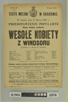 WESOŁE KOBIETY Z WINDSORU (Wesołe kumoszki z Windsoru)
