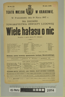 WIELE HAŁASU O NIC