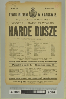 HARDE DUSZE