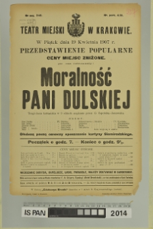 MORALNOŚĆ PANI DULSKIEJ