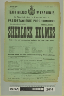 SHERLOCK HOLMES