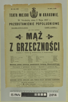 MĄŻ Z GRZECZNOŚCI