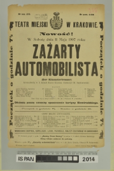 ZAŻARTY AUTOMOBILISTA (Der Kilometerfresser)