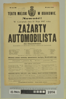 ZAŻARTY AUTOMOBILISTA (Der Kilometerfresser)